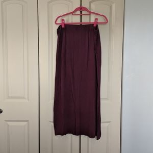 Cranberry Maxi Skirt